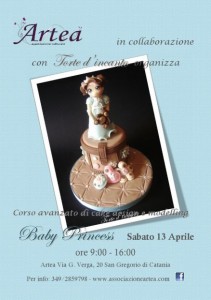 Corso Avanzato di Cake Design e Modelling Artea "Baby Princess"