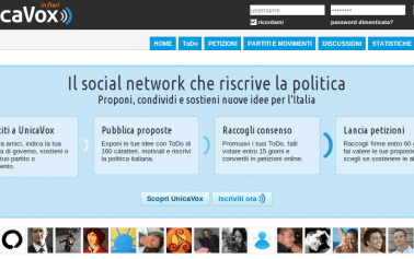 <strong>Nuove Idee</strong>. Ridisegnare la politica dal basso con UnicaVox e i ToDo per le petizioni on line