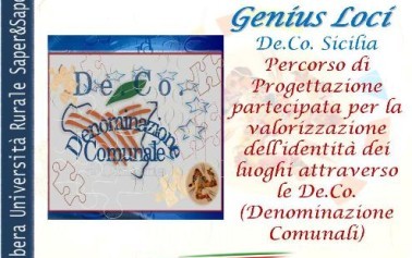 <strong>GeniusLoci De.Co. Sicilia</strong>. Percorso di progettazione partecipata per salvaguardare l’identità di un territorio