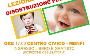 <strong>Menfi</strong>. Lezione interattiva su Manovre di Disostruzione Pediatriche