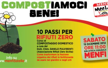 <strong>Menfi</strong>. Compostiamoci Bene! Corso di compostaggio domestico per tutti i cittadini