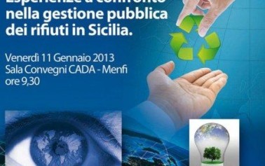 <strong>Menfi</strong>. Convegno Sogeir: “Esperienze a confronto nella gestione pubblica dei rifiuti in Sicilia”