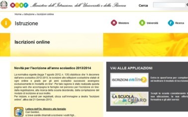 <strong>Scuola</strong>: Partite le iscrizioni sul Web, ecco come fare