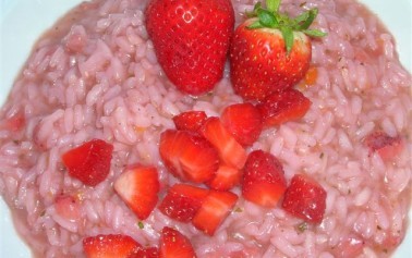 <strong>Risotto</strong> con le fragole