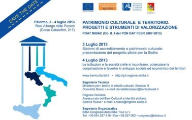 <strong>Palermo</strong>. Patrimonio culturale e territorio. Progetti e strumenti di valorizzazione