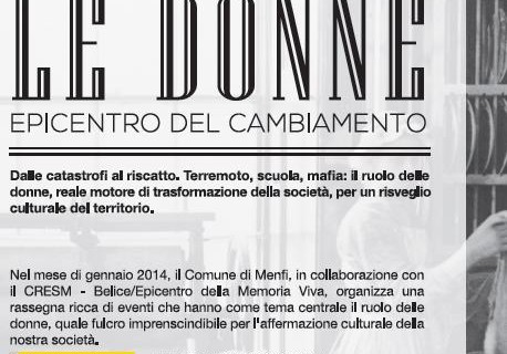 <strong>Menfi</strong>. Tre eventi all’interno della rassegna dedicata alla donna dal titolo “Le Donne Epicentro del Cambiamento”