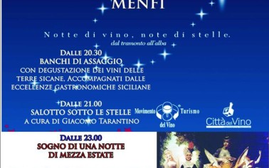 Vino, musica ed arte per i <strong>“Calici di Stelle”</strong> a Menfi