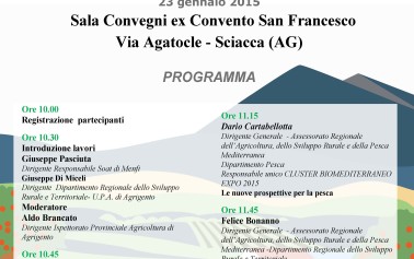 <strong>SOAT di Sciacca</strong>: Incontro sul tema “Programmazione comunitaria 2014-2020, un’opportunità si sviluppo per la Sicilia”