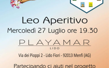 Aperitivo di beneficenza, i Leo Club di Menfi a favore dei non vedenti