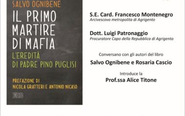 A Menfi presentazione del libro “Il primo martire di mafia. L’eredità di Padre Pino Puglisi”