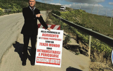 “Strade da terzo mondo nella provincia di Agrigento”, protesta il vicesindaco di Santa Margherita Belice