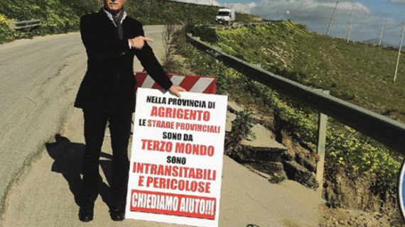 “Strade da terzo mondo nella provincia di Agrigento”, protesta il vicesindaco di Santa Margherita Belice