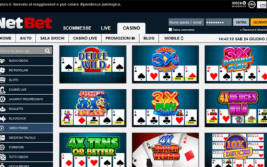 Gioca al video poker online di ultima generazione