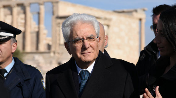 Presidente Sergio Mattarella a cerimonia 50 anni Belìce