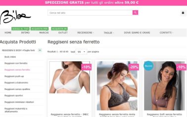 Reggiseni senza ferretto: scopri tutte le proposte di Biba Intimo